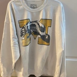 Michigan Wolverines Gameday Couture Women's Run It Back Perfect Crewneck Pullove